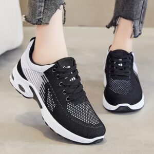 Orthopedic Shoes for Women Wide Width Toe Box Shoes Arch Support Walking Shoes Plantar Fasciitis Tennis Sneakers - Image 4