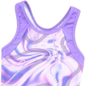 MODAFANS Gymnastics Leotards for Girls With Shorts Tumbling Dance Combined Racerback Activewear 4-13Years - Image 4