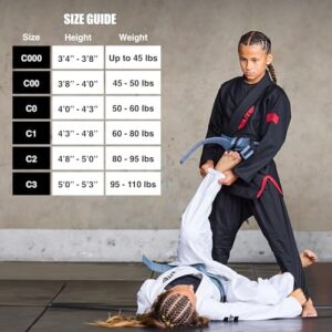 Elite Sports IBJJF Ultra Light BJJ Brazilian Jiu Jitsu Gi for Kids with Preshrunk Fabric and Free Belt - Image 4