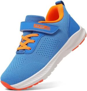 Boys Girls Tennis Shoes Kids Lightweight Breathable Sneakers Non-Slip Running Sport Athletic