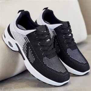 Orthopedic Shoes for Women Wide Width Toe Box Shoes Arch Support Walking Shoes Plantar Fasciitis Tennis Sneakers - Image 2